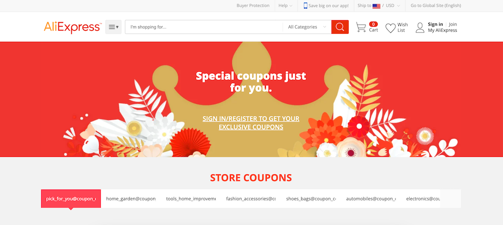 AliExpress Coupons